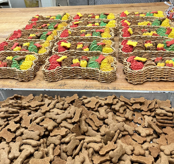 Dog Biscuit Gift Baskets