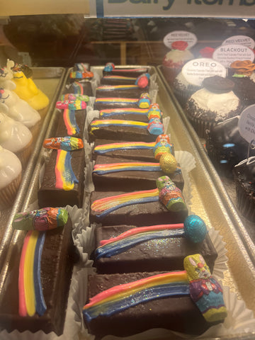 Easter Rainbow Cookie Bars
