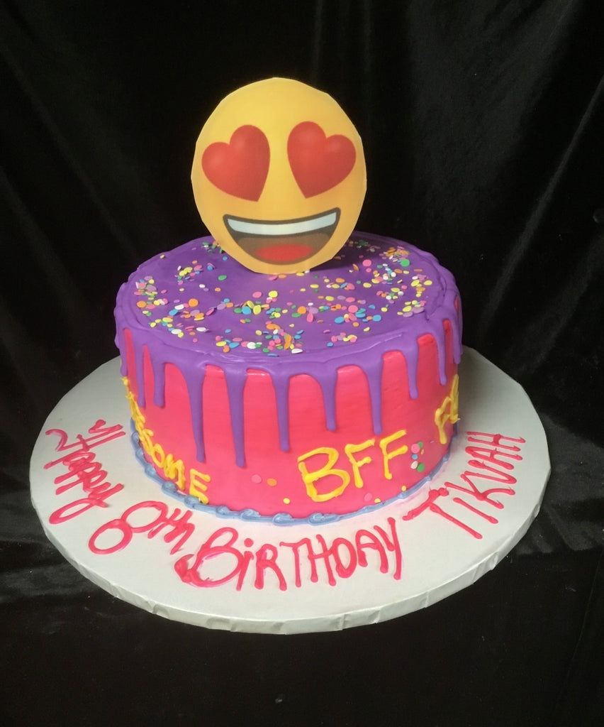Emoji Sprinkles Cake