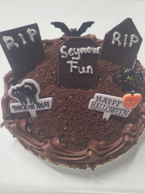 Halloween Chocolate Cream Pie