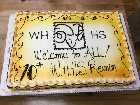 High School Reunion Sheet Cake