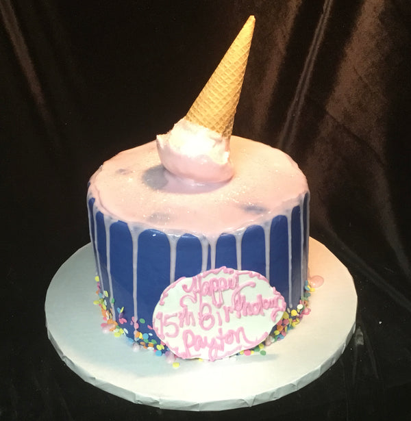 Melted Ice Cream Cone