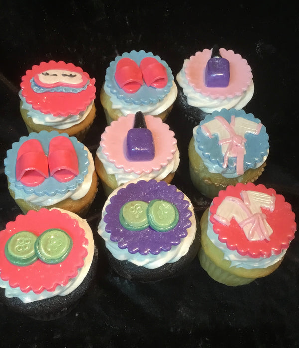 Spa Day Cupcakes
