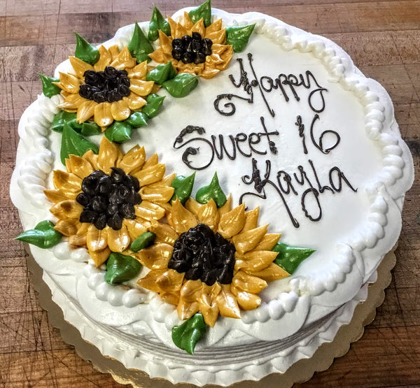 Sunflower Occasion Cake Riesterer's Bakery