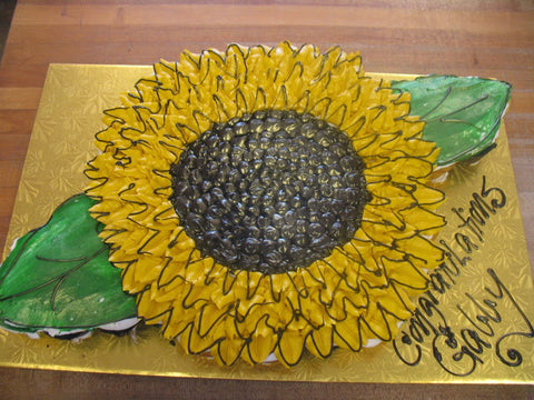 Large Sunflower Cake