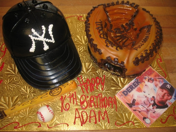 Yankees Cap and Mitt