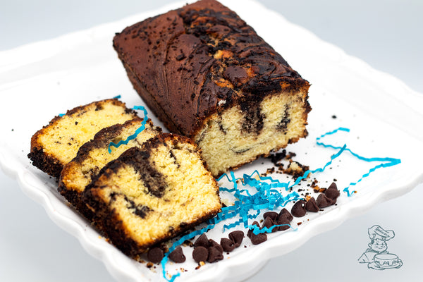 Marble Philly Cream Cheese Loaf Cake
