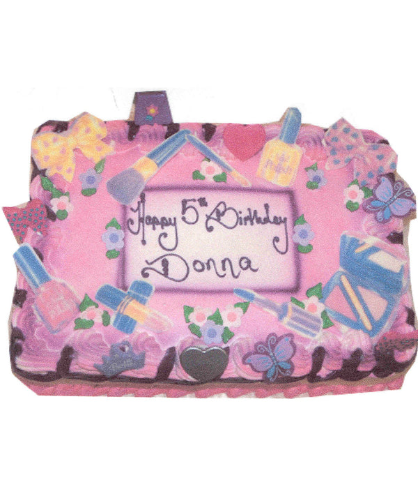 Make-Up Party Cake