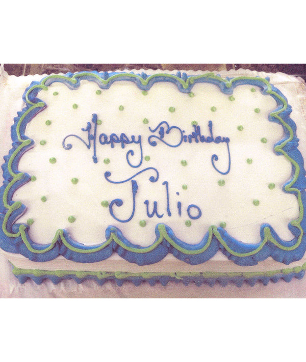 Party Dots and Ruffle Cake