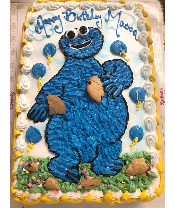 Cookie Monster Cake
