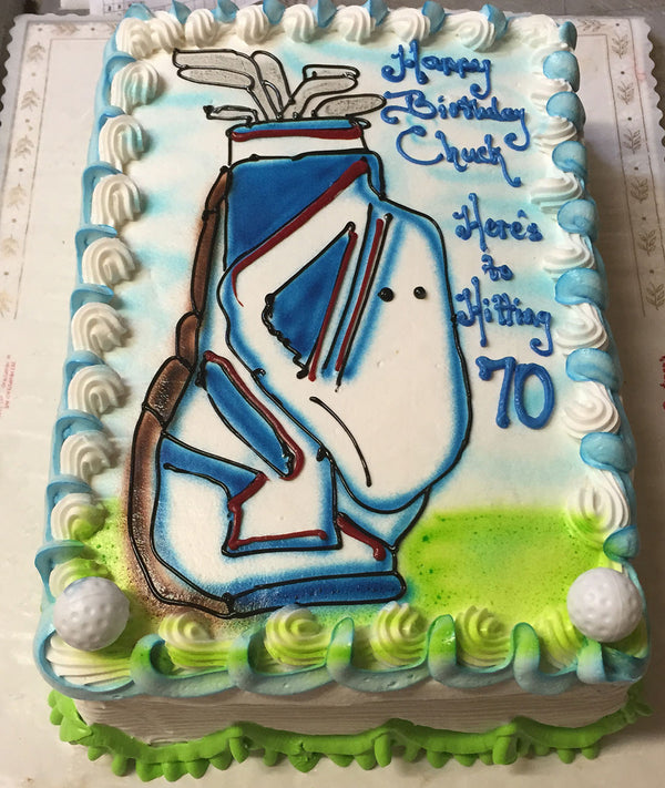 Golfbag Cake
