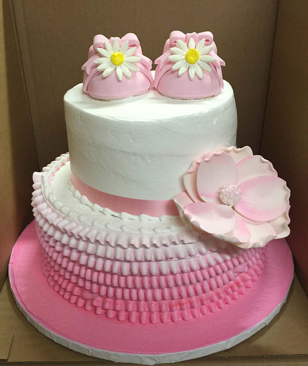 Ombre Magnolia Bootie Cake