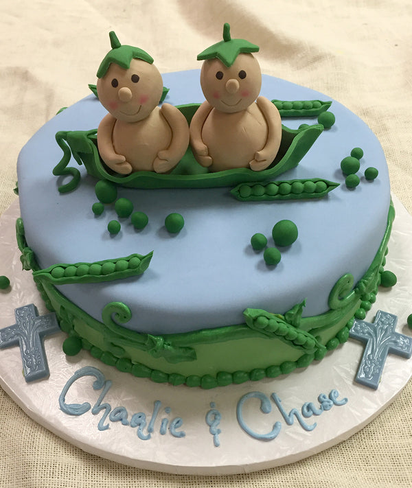 Peapod Baby Cake