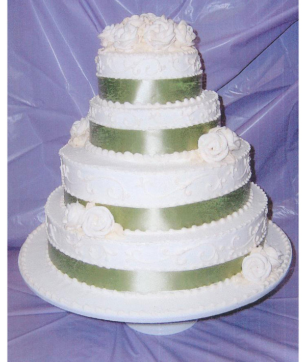 Tiered Fabric Ribbon Cake