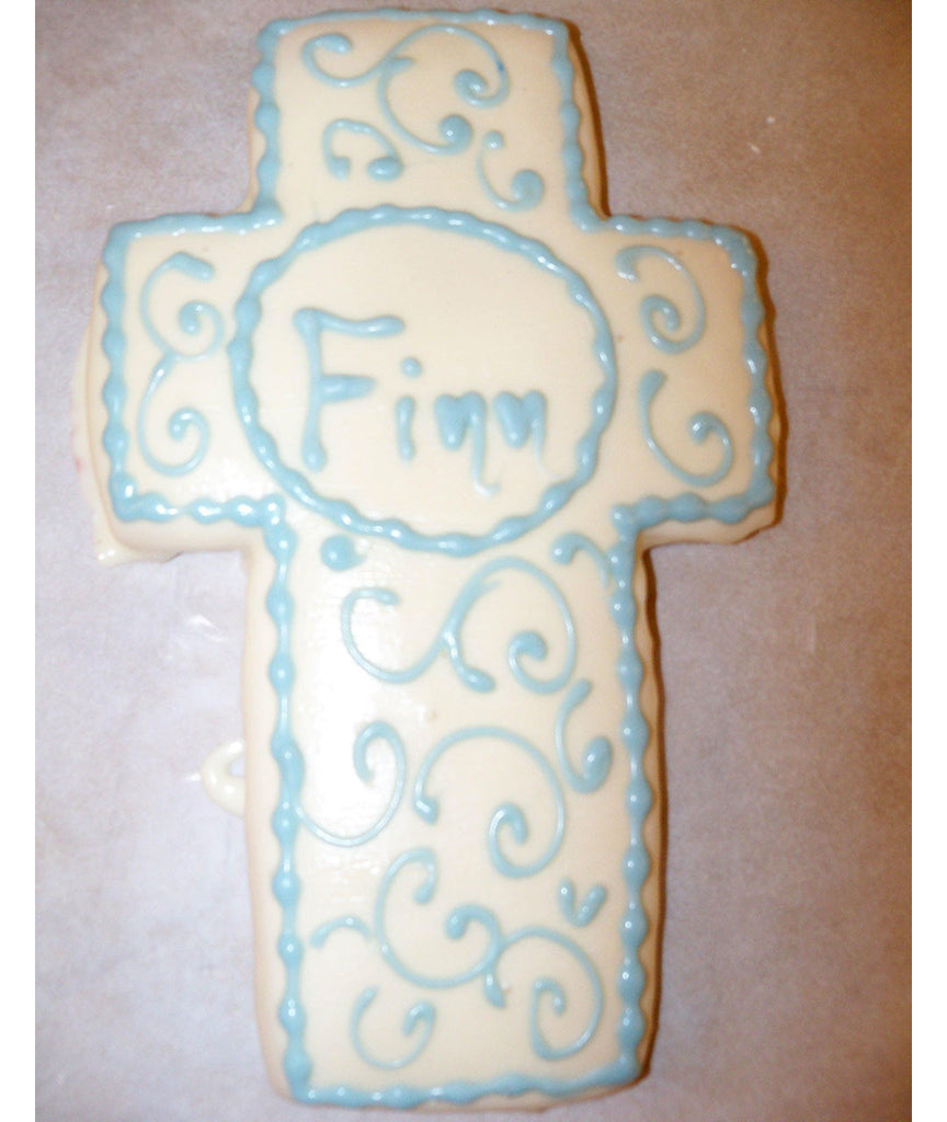 Scroll Cross Cookies