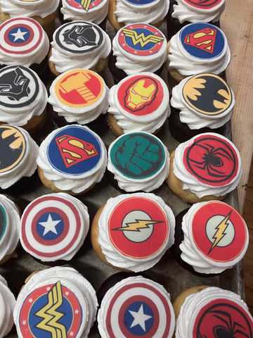 Superhero Cupcakes