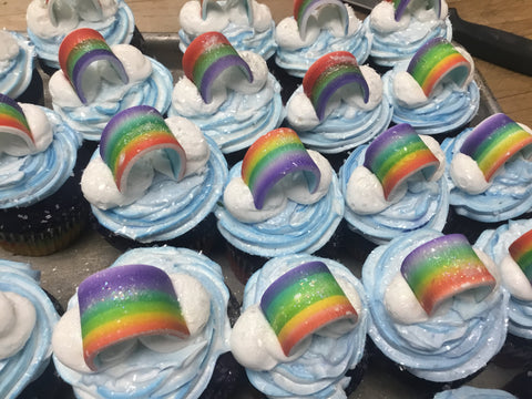 Rainbow Cupcakes