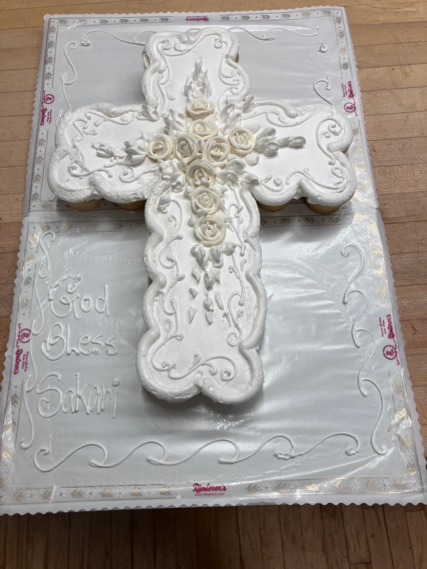 Cross Cupcake Pull Apart Cake