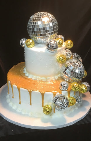 Mirrorball Cake