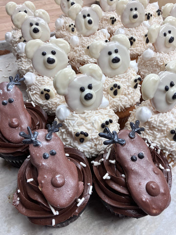 Animal cupcakes