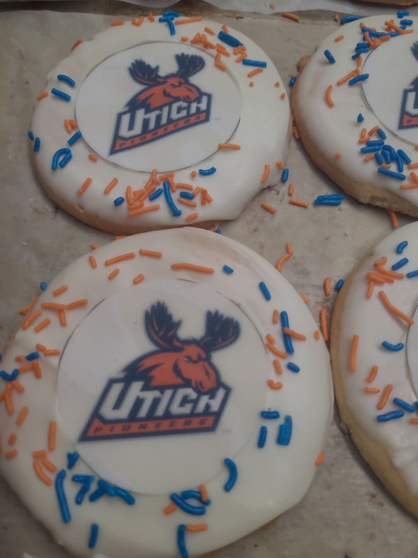 School Logo Cookies