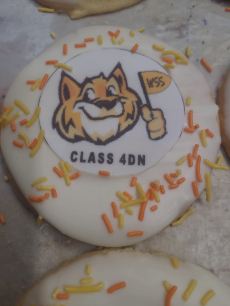 School Mascot Logo Cookie