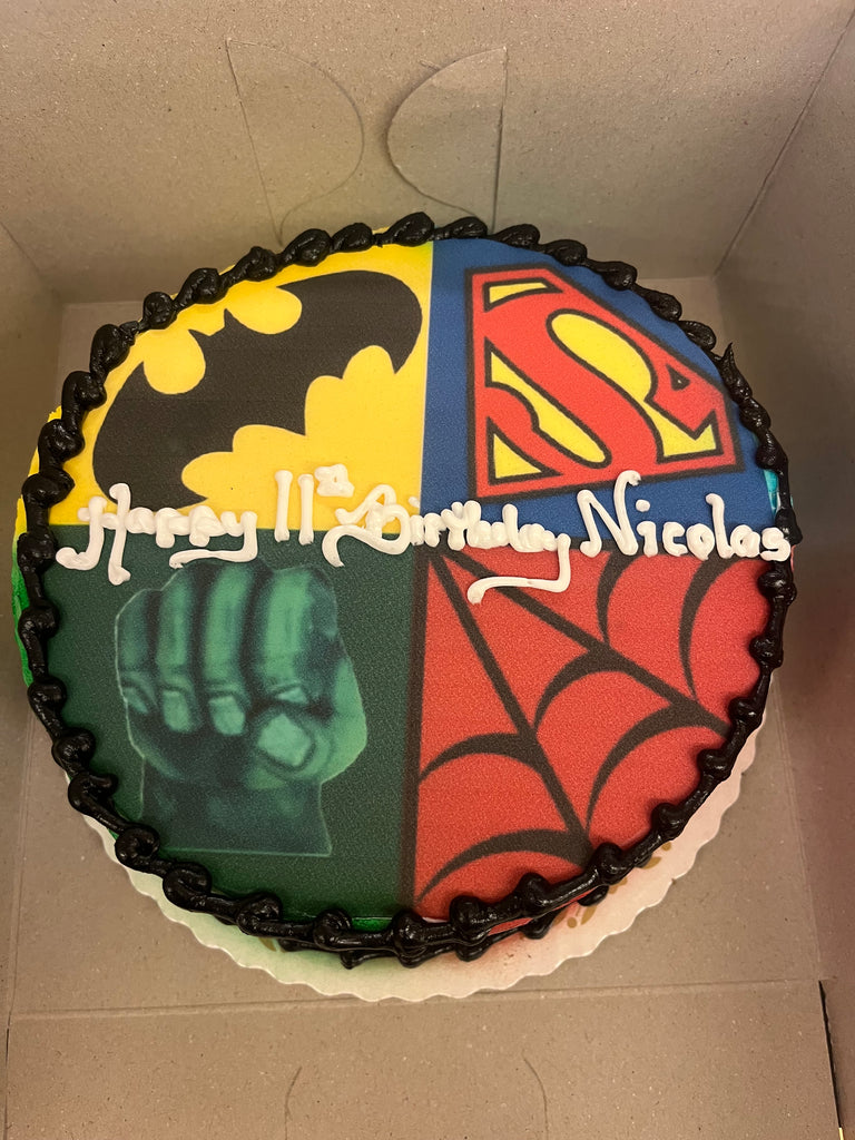 Superhero Cake