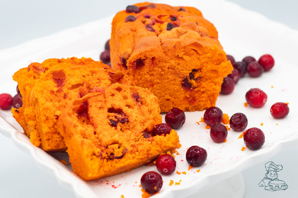 Gluten Free Orange Cranberry Loaf Cake