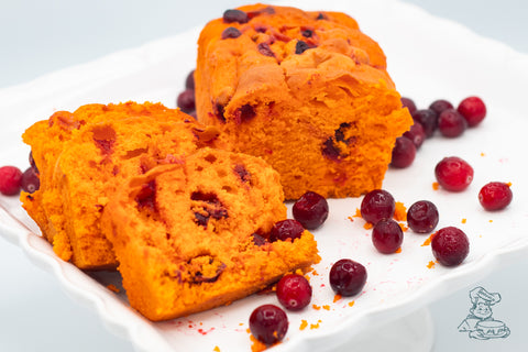 Gluten Free Orange Cranberry Loaf Cake