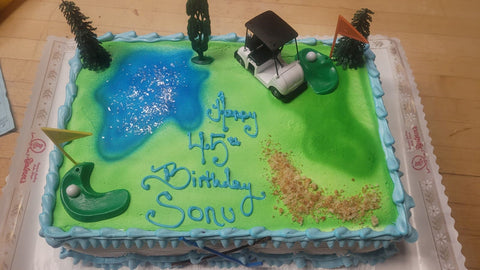 Golf Set cake