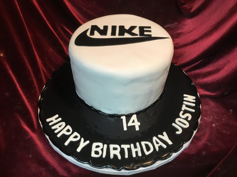 Nike Swoosh Cake