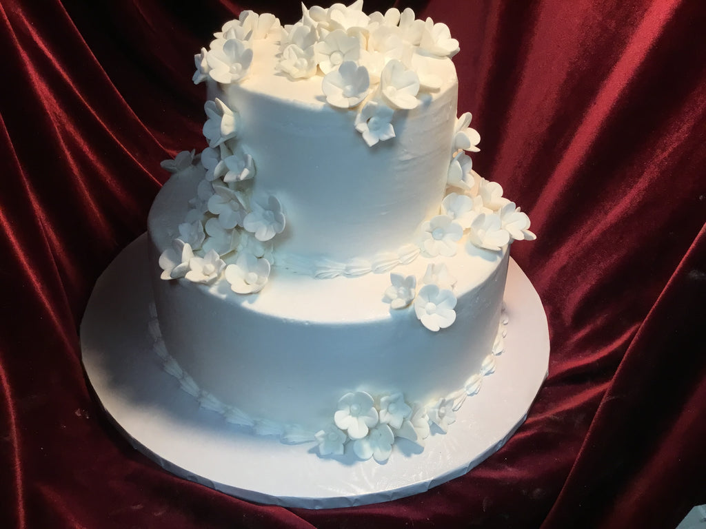Little White Flowers Tiered