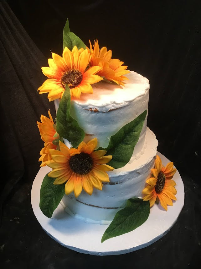 Sunflower Naked Cake