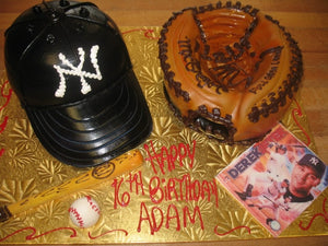 Yankees Cap and Mitt