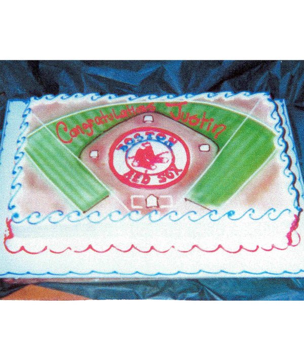 Baseball Field Logo Cake