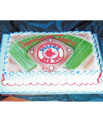 Baseball Field Logo Cake