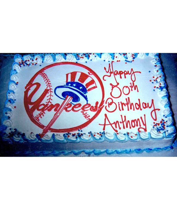 Baseball Logo Cake