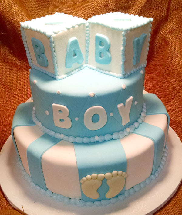 Dot & Stripe Block Cake