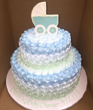 Ombre Baby Carriage