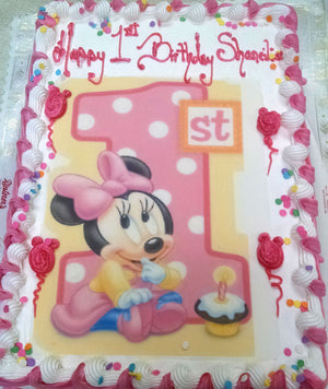 Baby Minnie with #1