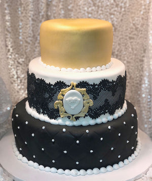 Black and Gold Lace
