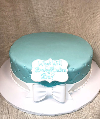 Blue Quilted Gender Reveal