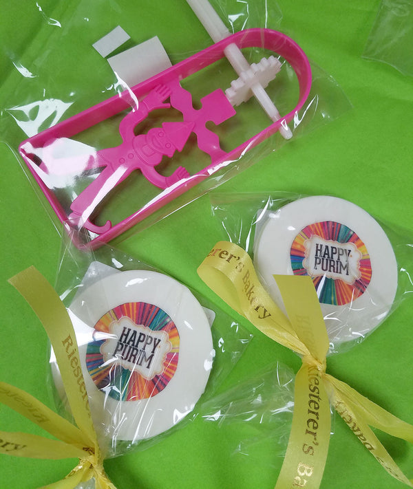 Pareve Purim Chocolate Pops