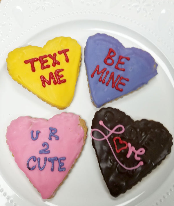 Conversation Heart Cookie