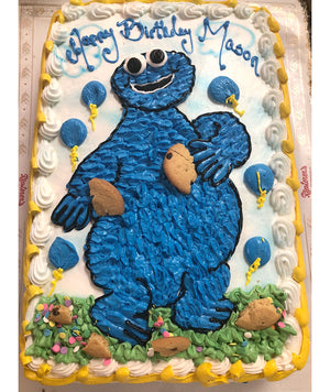 Cookie Monster Cake