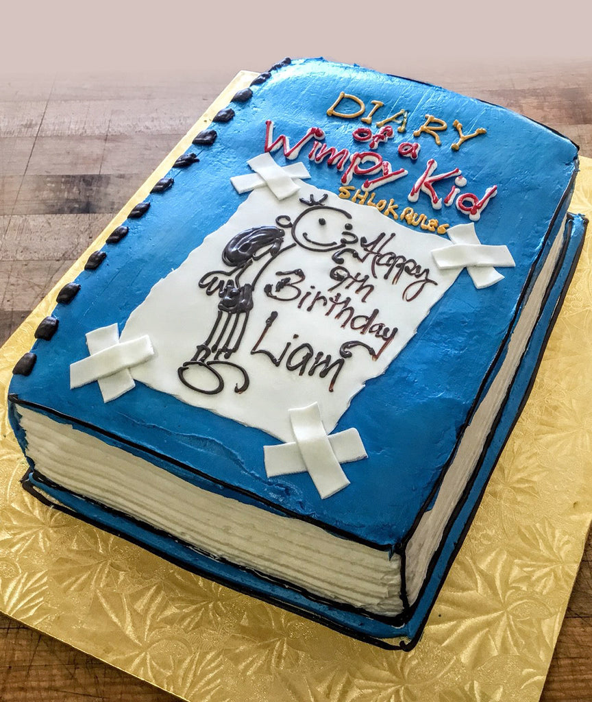Diary of a Wimpy Kid Book Cake