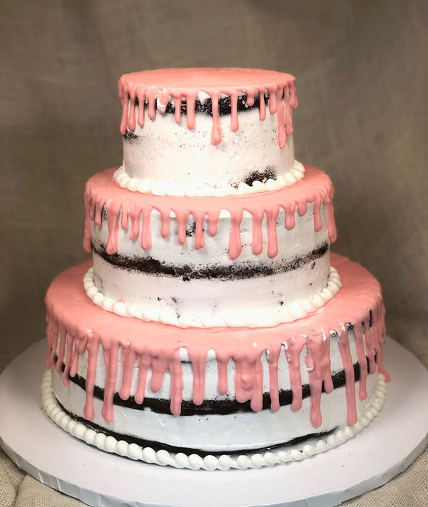 Drippy Naked Cake