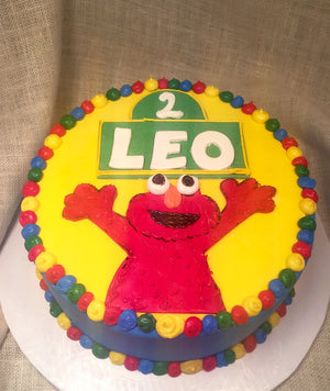 Round Elmo Cake