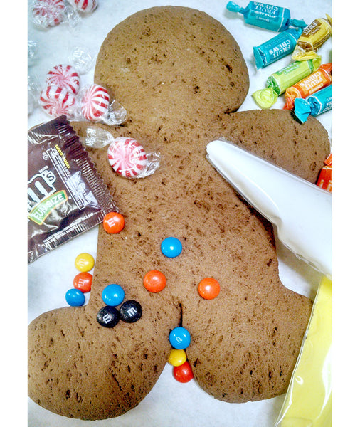 Giant Gingerbread Man Decorating Kit Riesterer's Bakery