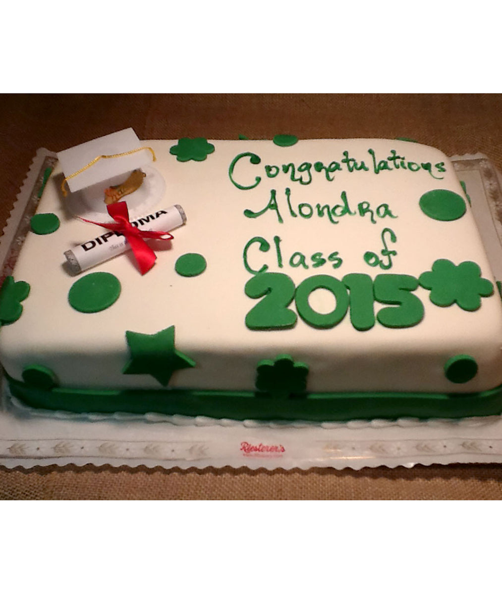 Graduation Shapes Cake – Riesterer's Bakery
